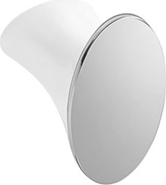 Pomd'Or וו תלייה בודד Pomd’Or Hook Collection Belle בגימור כרום/לבן