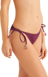WOMEN SECRET בגד ים ביקיני חלק תחתון בסגנון ברזילאי וקשירה בצד Women's Secret לנשים