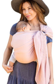Moby wrap מובי סלינג ורוד עתיק