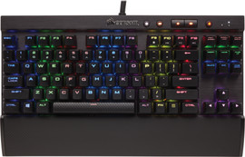 Corsair מקלדת גיימינג מכנית CORSAIR K65 LUX RGB COMPACT - CHERRY MX RGB RED