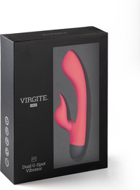 VIRGITE ויברטור עם גירוי בצורת לשון V7 Dual G-Spot מבית VIRGITE - בצבע ורוד