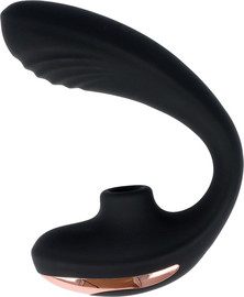 LANGLOYS BLACK TICKET, מגרה דגדגן ביניקה עם זרוע רטט לנקודת הג'י מבית LANGLOYS