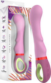 SOFTBERRY ויברטור ארגונומי נטען מסיליקון – גירוי פנימי וחיצוני FESTIVAL