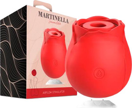 SOFTBERRY ויברטור יונק בעיצוב ורד אלגנטי Martinella