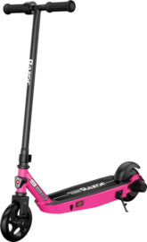 Razor Power Core S80 קורקינט חשמלי לילדים טווח מוגדל עם מנוע הזנה ישירה - ורוד/שחור
