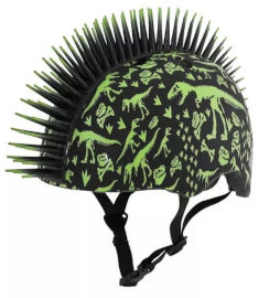 Raskullz T-REX 3D קסדת ילדים בעיצוב עם פתחי אוורור לגיל 3-5 - מוהוק