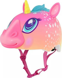 Raskullz קסדת ילדים בעיצוב 3D עם פתחי אוורור לגיל 5+ - חד קרן קשת