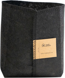 גדות אגרו Root pouch עציץ בד שחור 3.8 ליטר