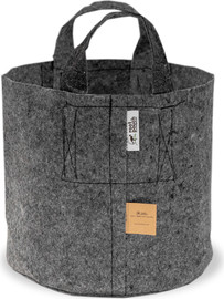 גדות אגרו אפור 56 ליטר עם ידיות Root Pouch עציץ בד