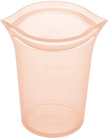 Zip Top גביע סיליקון גדול אפרסק Z-CUPL-07