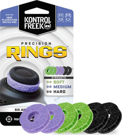 Kontrolfreek סט 6 טבעות דיוק לשלטים שחור