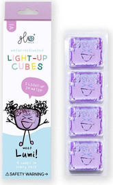 Glo Pals חברים זוהרים באמבטיה - ארבע קוביות - סגול לומי - Glo Pals
