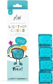 Glo Pals חברים זוהרים באמבטיה - ארבע קוביות - כחול בלייר - Glo Pals