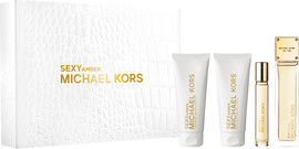 MICHAEL KORS SEXY AMBER AMBER סט א.ד.פ + תחליב גוף + ג'ל רחצה + א.ד.פ לאשה