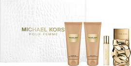 MICHAEL KORS POUR FEMME סט א.ד.פ + תחליב גוף + ג'ל רחצה +  א.ד.פ לאשה