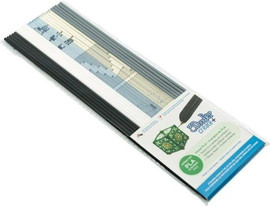 3Doodler מילוי PLA מיקס 1 שחור, כסף, לבן, שקוף, כחול שקוף - 3Doodler Create Plus