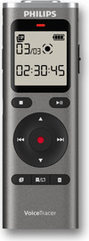 PHILIPS טייפ מנהלים Philips VoiceTracer DVT1170  מקליט קול דיגיטלי 8GB אפור בהיר