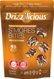 Drizzilicious מיני פריכיות אורז בטעם מרשמלו בזיגוג בטעם שוקולד