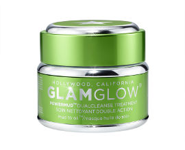 GLAMGLOW POWERMUD DUAL CLEANSE TREATMENT - GLAM מסכה לניקוי הזנה וחידוש העור בגודל לנסיעה