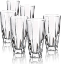 BOHEMIA סט 6 כוסות שתיה FJORD 350ml קריסטל בוהמיה