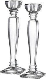 BOHEMIA זוג פמוטים 31X9X9 קריסטל בוהמיה Roxana
