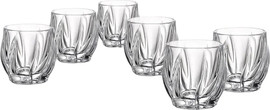 B-DECOR סט 6 כוסות ויסקי 350ml BROMELIAS