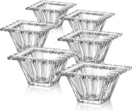 B-DECOR סט 6 קעריות PIERCED בוהמיה קריסטל 12 ס"מ