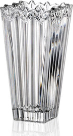 B-DECOR אגרטל PIERCED בוהמיה קריסטל 14 ס"מ