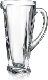 BOHEMIA קנקן לשתיה QUADRO 1100ml קריסטל בוהמיה