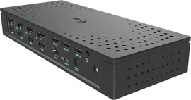 I-TEC תחנת עגינה בחיבור USB 3.0 אוניברסלי /Thunderbolt /USB-C עם אספקת חשמל 100W שחור