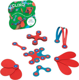 CLIXO קליקסו 18 חלקים פלמינגו טורקיז - Clixo