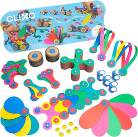 CLIXO קליקסו 72 חלקים עם גלגלים - Clixo