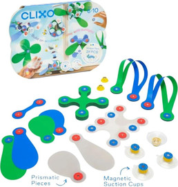 CLIXO קליקסו 24 חלקים תפוס והדבק - Clixo