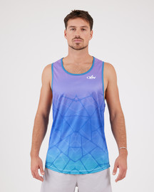 VN VN Racer Tank - גופיית ריצה לגבר בצבע סגול רשת - סגול