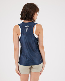 VN Vn Racer Tank - גופיית ריצה לנשים בצבע סערה נייבי - כחול נייבי