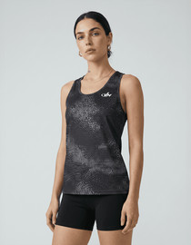 VN Vn Racer Tank - גופיית ריצה לנשים בצבע שחור נחש