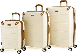 Goby London סט מזוודות קשיחות מתרחבות 29"+25"+20" נפח ענק במיוחד בלתי שבירות מבית החברה האנגלית Goby London דגם VEGAS