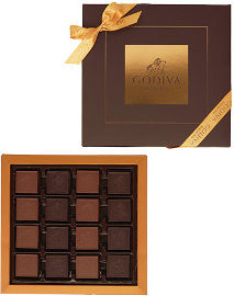 GODIVA אריזת שי Godiva Signature carre chocolate