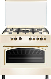 ELECTRA תנור אפייה משולב כפרי 90 ס"מ אלקטרה Electra EL9005C - גימור קרם