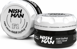 NISHMAN קרם פומייד סיבי לעיצוב גמיש וטבעי