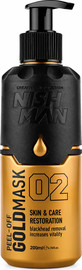 NISHMAN NISHMAN Peel-Off Gold Mask 02 – מסכת זהב מתקלפת לפנים 200 מ"ל