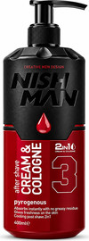 NISHMAN NISHMAN אפטר שייב קרם 3 Pyrogenous