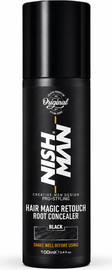 NISHMAN NISHMAN Hair Magic Retouch Root Concealer – Black צבע שורשים