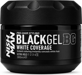 NISHMAN NISH MAN Black Gel BG – White Coverage Ultra Hold ג'ל צובע חזק