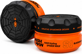 NISHMAN NISHMAN Spider Wax S1 Black Widow – ווקס סיבים מקצועי