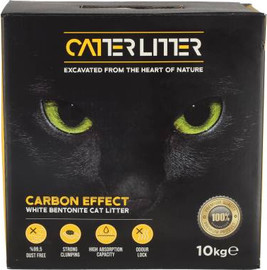 Cater Litter קטרליטר חול מתגבש סופח פחם 10ק"ג