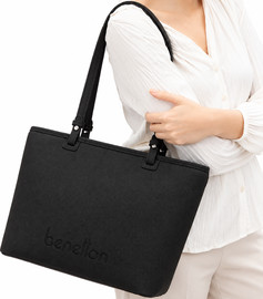 BENETTON תיק אישה של המותג Bentton מדגם BNT-1583/BLK