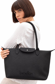 BENETTON תיק אישה של המותג Bentton מדגם BNT-1611/BLK