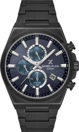 Daniel Klein שעון גבר Daniel Klein Elite DK.1.14347-6 – שחור לוח כחול