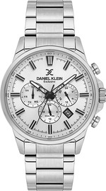 Daniel Klein שעון גבר Daniel Klein Exclusive DK.6.14440-1 – כסוף מלא בעיצוב יוקרתי ונקי